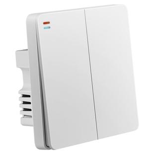 希崖遥控开关免布线无线面板220v智能远程双开双控家用明装随意贴