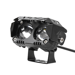 摩托车led射灯电动车改装前照灯远近光透镜大灯适用九号小牛雅迪