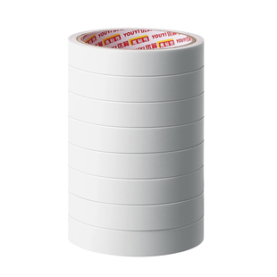 双面胶高粘度强力固定不留痕儿童手帐胶带学生用手工diy两面双面胶棉纸宽胶带办公文具用品手撕超薄透明批发