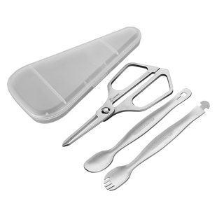 304不锈钢宝宝专用辅食剪刀厨房剪鸡骨头研磨强力多功能剪刀儿童