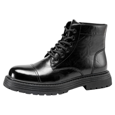 顺丰丨奥康头层牛皮加绒马丁靴