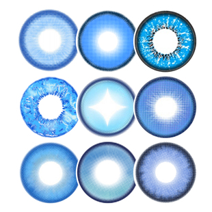 蓝色美瞳cos日抛doya深蓝星河蓝孙权沈星回蕾姆捷风五条悟芙宁娜