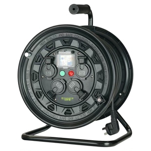 守护者移动电缆卷线盘收纳绕拖线轮收线器100米50米30米插座空盘