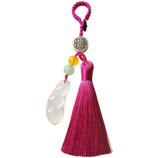 如意流苏包包挂件钥匙扣挂饰汽车钥匙吊坠复古中国风女生日礼品