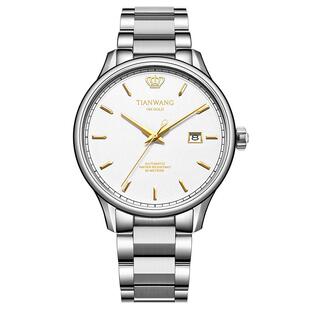 天王金标送福昆仑系列男表18K金商务自动机械手表51524男生礼物