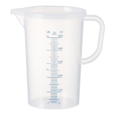 霜山带刻度量杯大容量计量杯