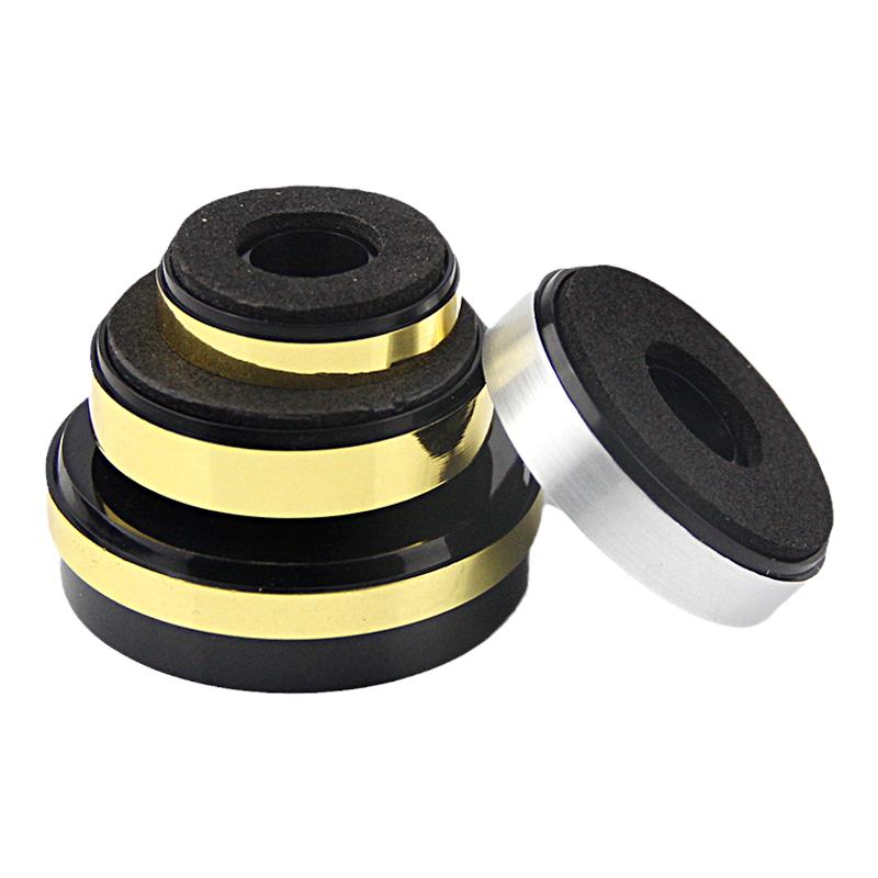 机箱脚垫音响功放垫脚家具桌椅脚垫银/金边外圆30-40-50mm