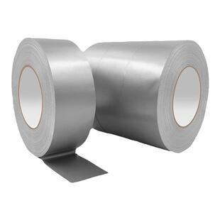 银色布基胶带强力高粘度装修保护地膜防水耐磨无痕灰色地毯贴diy装饰地板地贴遮蔽封边婚庆舞台管道密封胶布