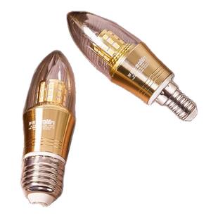 雷士照明led灯泡节能灯e14螺口家用超亮e27蜡烛灯3wled灯泡三色光