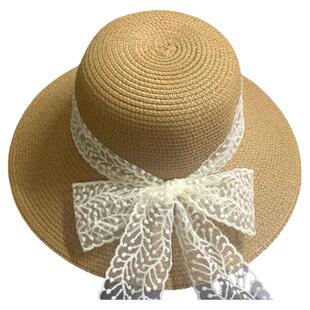 2026新款夏季大沿遮阳海边渡假沙滩帽可折叠防晒太阳帽子草帽女式