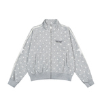 VIGB 原创国潮美式复古立领外套休闲裤套装小众韩系百搭卫衣卫裤