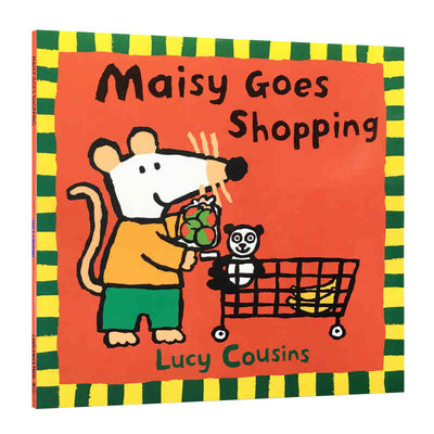 【现货】小鼠波波去购物 Maisy Goes Shopping 英文原版幼少儿童英语启蒙绘本0-3岁图画书 国际绘本大师露西·卡曾斯作品