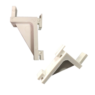 塑料中钩冰箱卡扣不锈钢塑料冰柜卡位勾天梯条配件固定挂铝合金钩