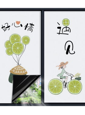 厨房窗户贴纸防走光全遮光遮阳膜