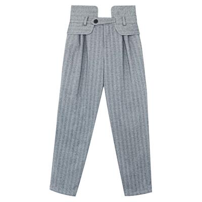 复古版弹力休闲潮流原创设计长裤