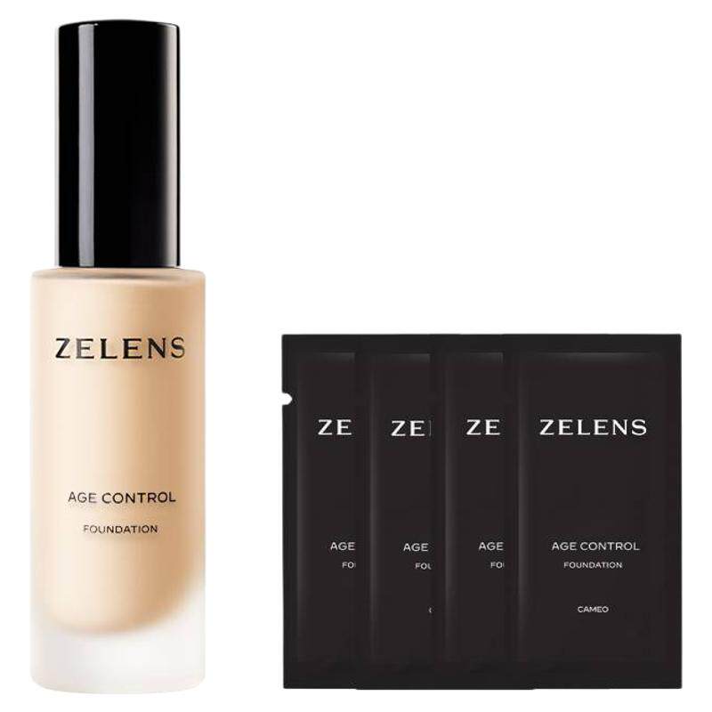 ZELENS养肤Age粉底液干皮持久持妆水润细腻奶油肌遮瑕保湿轻薄