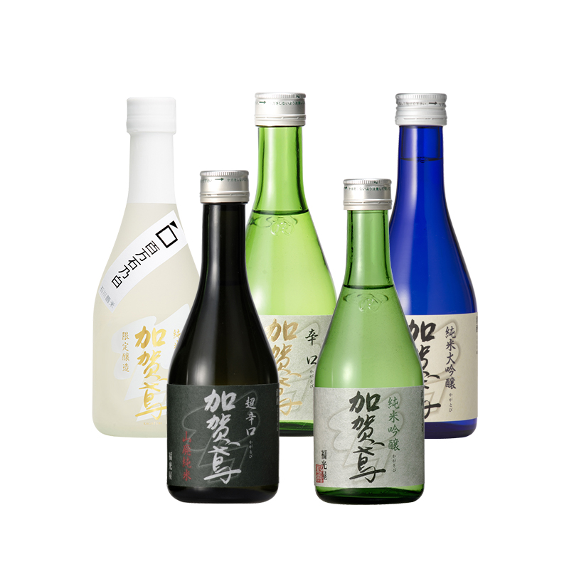 全日空 加贺鸢纯米大吟酿山废尝鲜清酒洋酒礼盒送礼装 300ml*5
