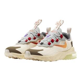 Nike Air Max 270 x Travis Scott 棕黄幼童低帮跑步鞋CV2414-200