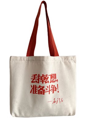 通勤喜凡你单肩包大帆布包学院