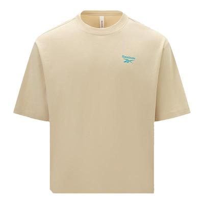 锐步休闲时尚印花圆领T恤