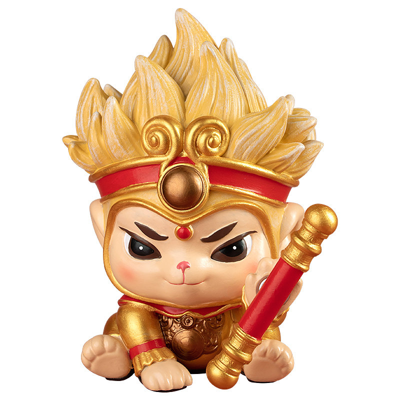 慧心巧聚桌面摆件时来运转孙悟空玄关办公室卡通摆设生日礼物礼品