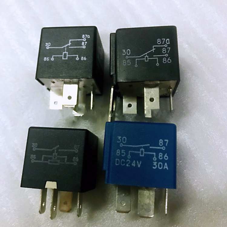 适用天义产12V24V四脚五脚15A30A35A40A继电器油泵空调风扇远近光