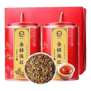 新红茶茶叶特级浓香型云南凤庆滇红茶礼盒装蜜香正宗金丝滇红500g