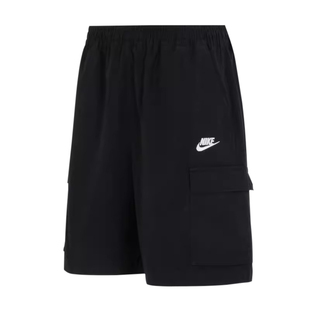 正品NIKE耐克男子运动工装短裤大口袋梭织休闲五分裤FB1247-010