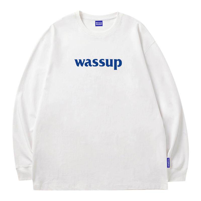WASSUP官方潮牌长袖字母t恤