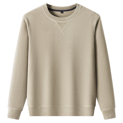 春秋新款男士白色宽松休闲百搭