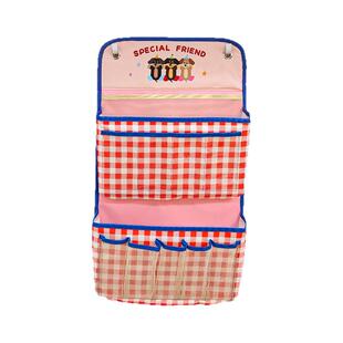 可爱收纳挂袋卧室门后墙上悬挂式布袋床边衣柜上挂式的好物神器女