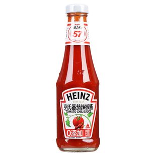 亨氏番茄辣椒酱325g*2瓶装泰式甜辣酱辣味沙司披萨薯条蘸酱意面酱