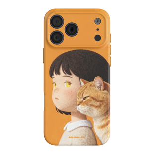 我和猫咪 适用iPhone17ProMax软壳苹果16华为mate70精孔磨砂小米15小众不撞壳15plus全包P60防摔13艺术P70p