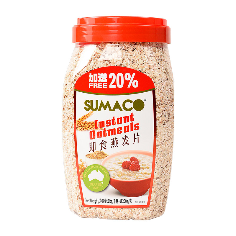 素玛哥1.2kg免煮营养纯燕麦片
