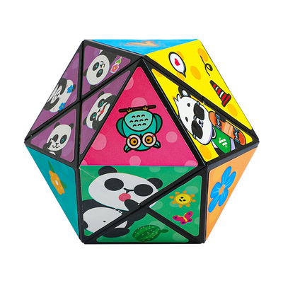熊猫立体百变魔方翻转无限折叠