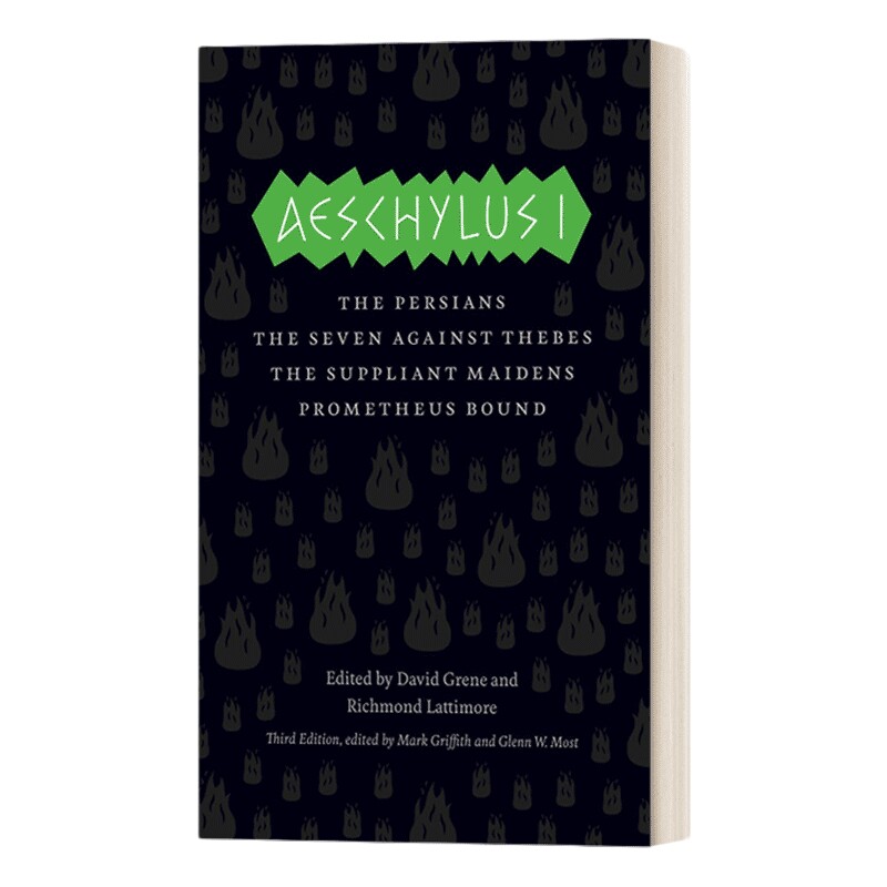 英文原版 Aeschylus I 希腊三大悲剧大师之埃斯库罗斯1 波斯人 七将攻忒拜 乞援人 被缚的普罗米修斯 英文版 进口英语原版书籍