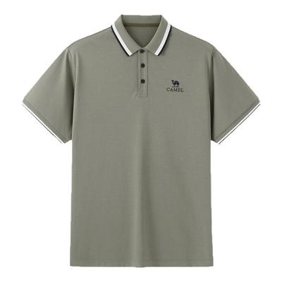 骆驼男装男款短袖POLO衫