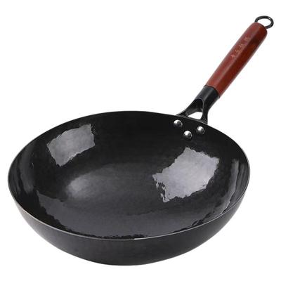 无涂层不粘锅章丘直发纯手工锻打