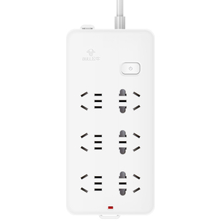 公牛插排多插位过载保护自动断电多用功能多孔位插座面板家用排插