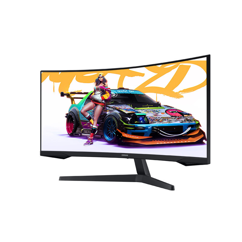 三星55英寸MiNi-LED电竞显示器4K165HZ电脑游戏曲面屏S55CG970NC