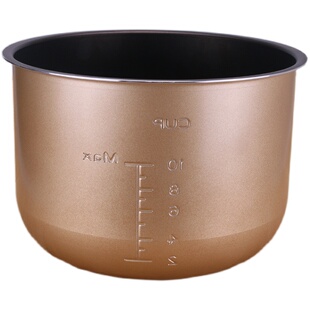 适配美的电压力锅内胆4L/5L/6L升黑晶不粘0涂层304不锈钢配件原厂