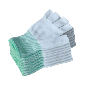 漏二五指手套采摘防护男女工作打包分拣耐磨劳保手套秋冬触屏保暖