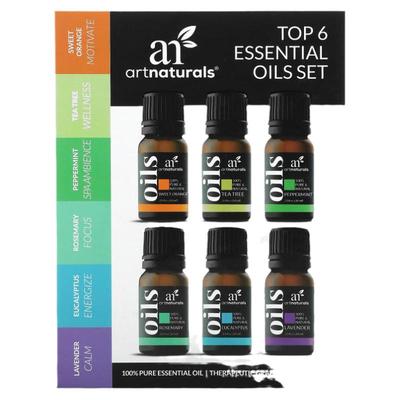artnaturals,排名前6的精油套装6件套每套10毫升