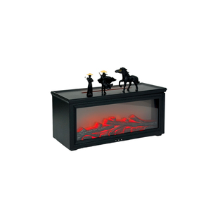 壁炉火焰雾化香薰加湿器精油生日礼物送男生男朋友男士老公实用型