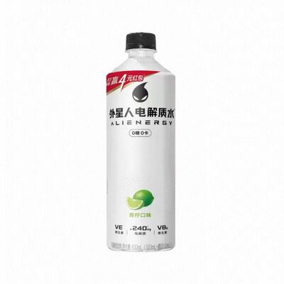外星人电解质水青柠口味600ml多口味运动饮料0糖0卡
