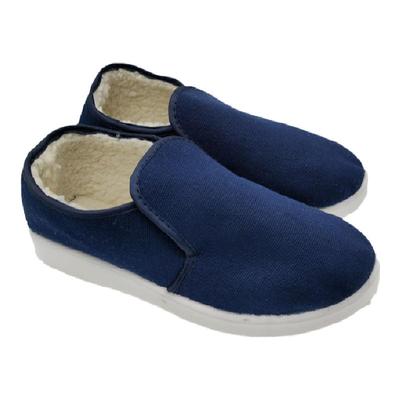 防静电棉鞋劳保加绒软底工作无尘