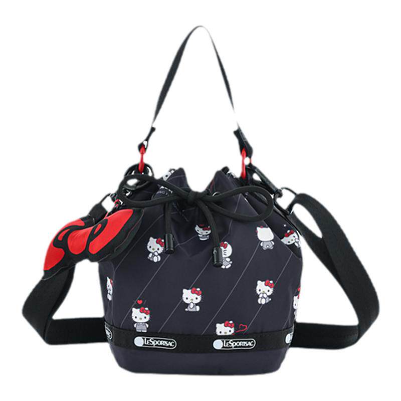 LeSportsac乐播诗HELLOKITTY合作系列凯蒂猫单肩包斜挎包女水桶包
