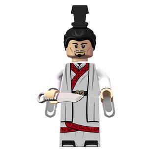 KT1092楚汉刘邦项羽中国风古代士兵积木第三方益智人仔拼装玩具