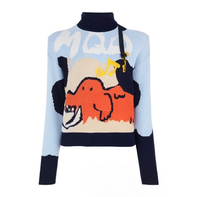 [VIP]【设计师系列】MQD童装男童毛衣秋冬款2025儿童半高领打底针