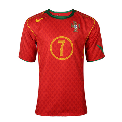 耐克2004欧洲杯葡萄牙复刻版球衣